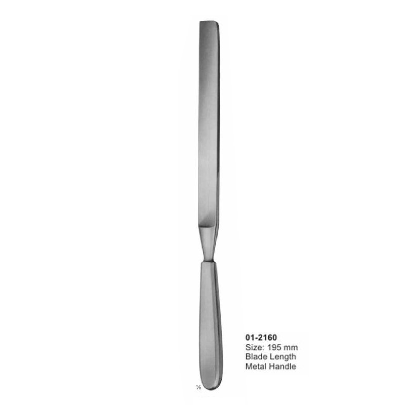 01-2160.jpg Stainless Handle Amputating Knives 195 mm Blade - Image 1