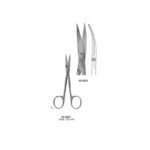 Delicate IRIS Scissor Curved Sharp 120 mm