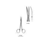 Delicate IRIS Scissors Curved Blunt 120 mm