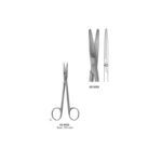 Delicate IRIS Scissors Straight Blunt 130 mm