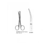 Surgical Operating Scissors Sharp-Blunt Curved 150 mm