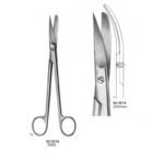Sims Operating Curved Scissors Sharp-Blunt 230 mm