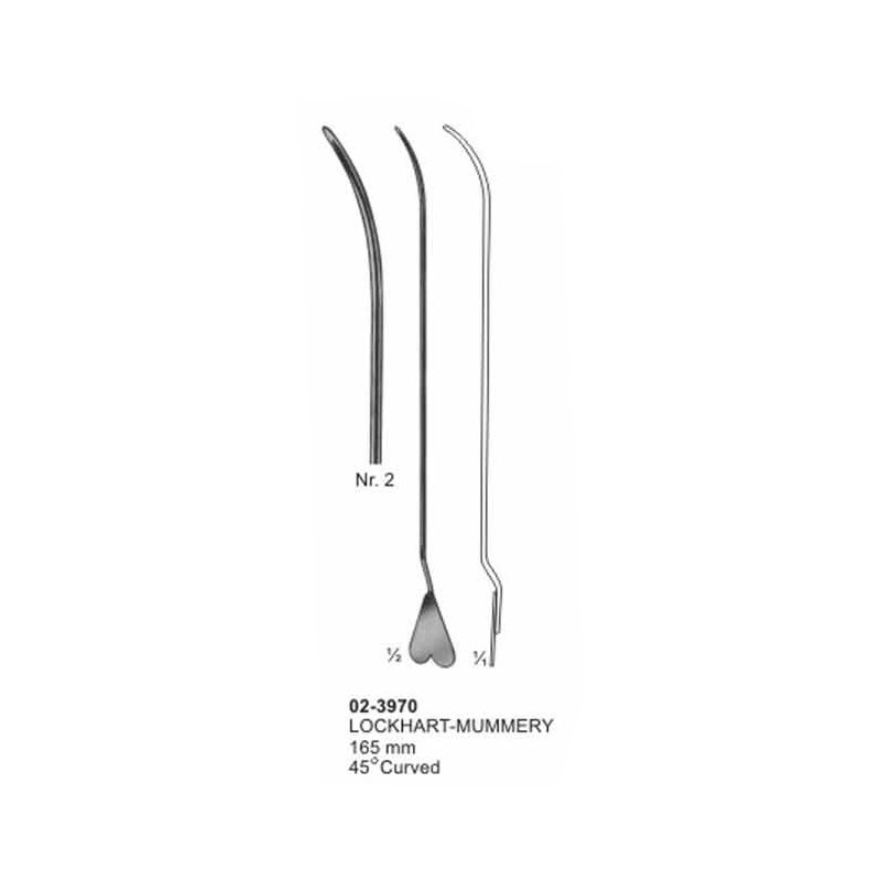 02-3970.jpg Lockhart-Mummery 45 Degree Curved Director 165 mm - Image 1