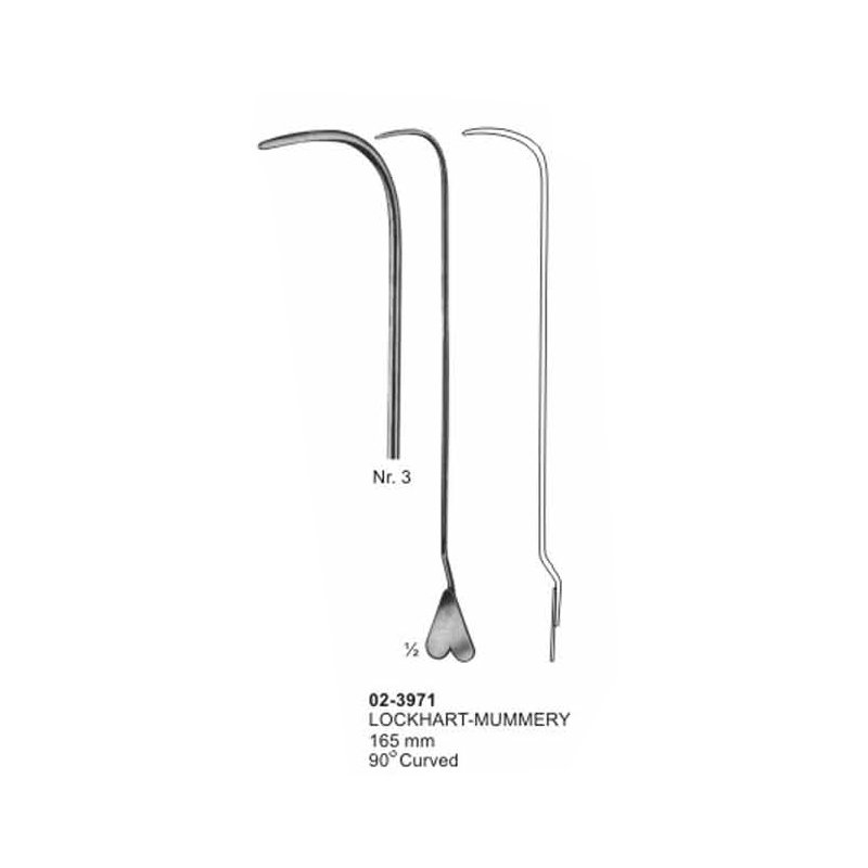 02-3971.jpg Lockhart-Mummery 90 Degree Curved Directors 165 mm - Image 1