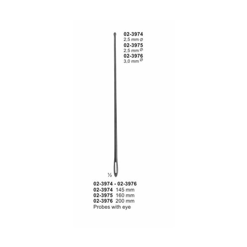 02-3974-02-3976.jpg Probes With Eye Diameter 2.5 mm And 3.0 mm - Image 1