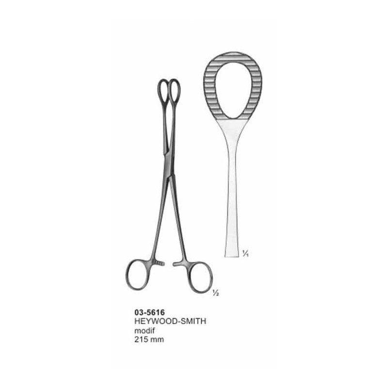 03-5616.jpg Heywood-Smith Modified Haemorrhoidal Forceps 215 mm - Image 1