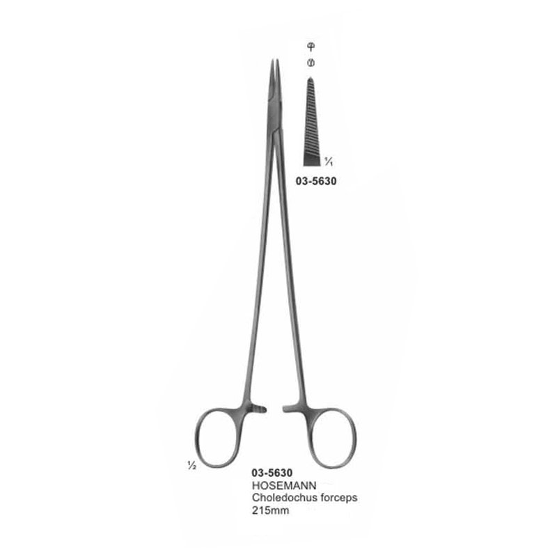 03-5630.jpg Hosemann Kocher Choledochus Forceps 215 mm - Image 1