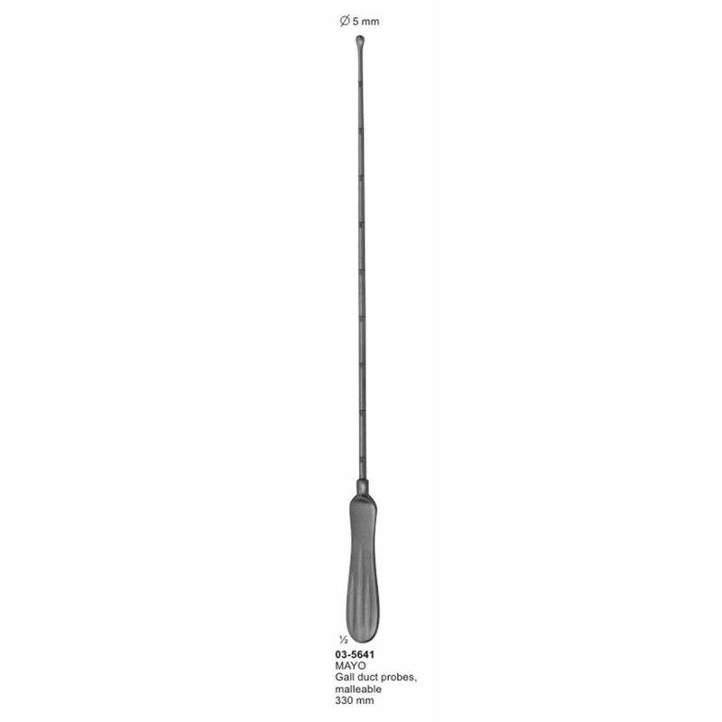 03-5641.jpg Mayo Gall Duct Probes Malleable 330 mm - Image 1