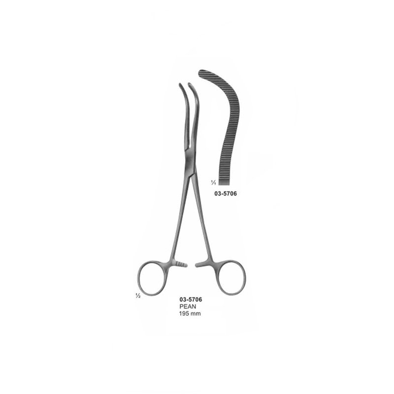 03-5706.jpg Pean Kidney Clamps 195 mm - Image 1