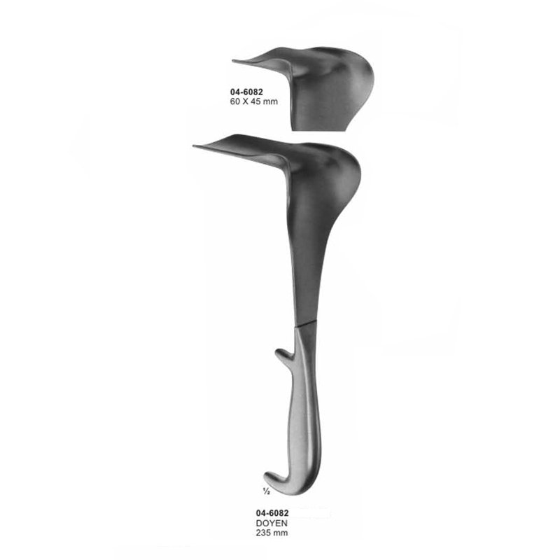 04-6082.jpg Doyen Vaginal Specula 60x45 mm Length 235 mm - Image 1