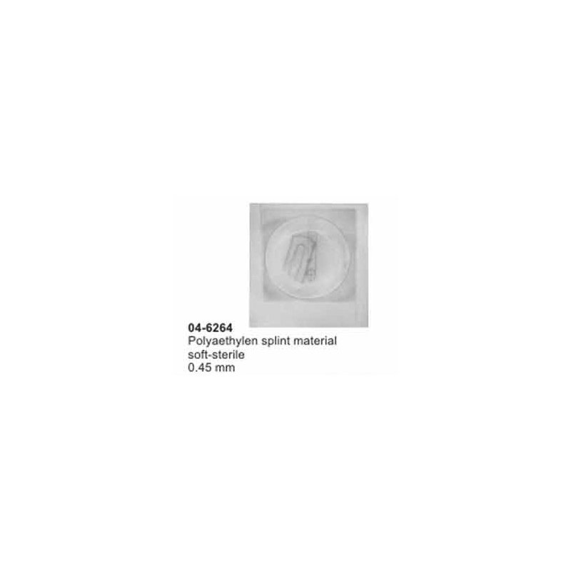 04-6264.jpg Polyaethylen Splint Material Soft-Sterile 0.45 mm - Image 1