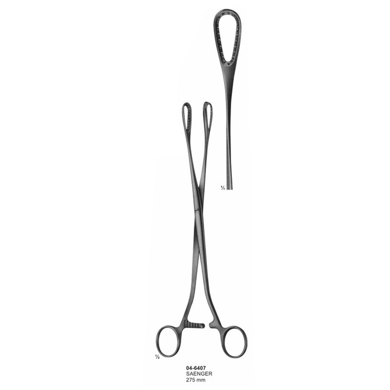 04-6407.jpg Saenger Placenta And Ovum Forceps 275 mm - Image 1