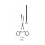 DE BAKEY Bulldog Clamps Straight 53 mm length 130 mm