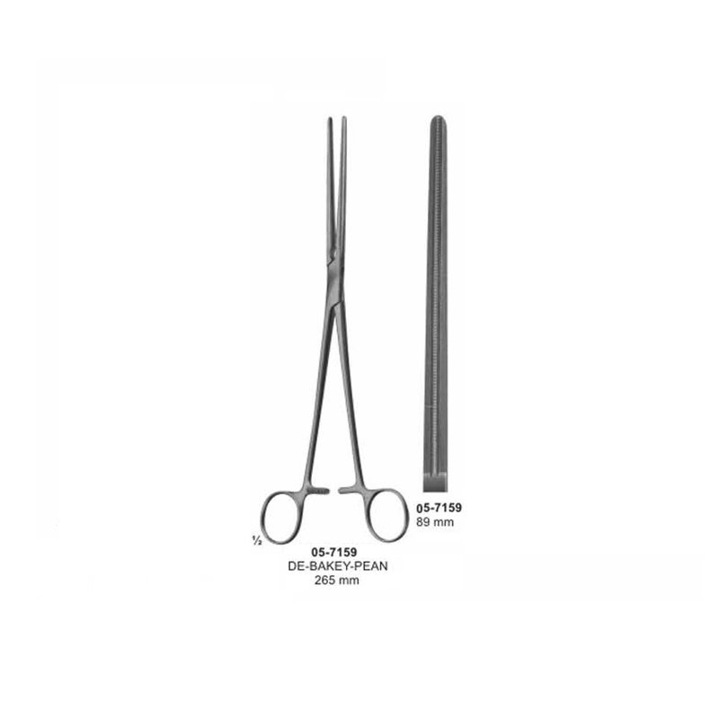 05-7159.jpg DE BAKEY PEAN Haemostatic Forceps 89 mm Length 265 mm - Image 1