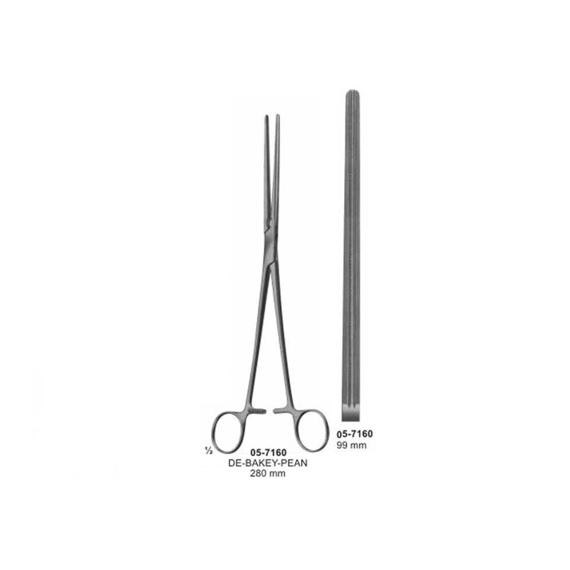 05-7160.jpg DE BAKEY PEAN Haemostatic Forceps 99 mm Length 280 mm - Image 1