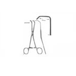 Derra-Cooley Anastomosis Clamps Pediatric Type 76 mm Curved Size 165 mm