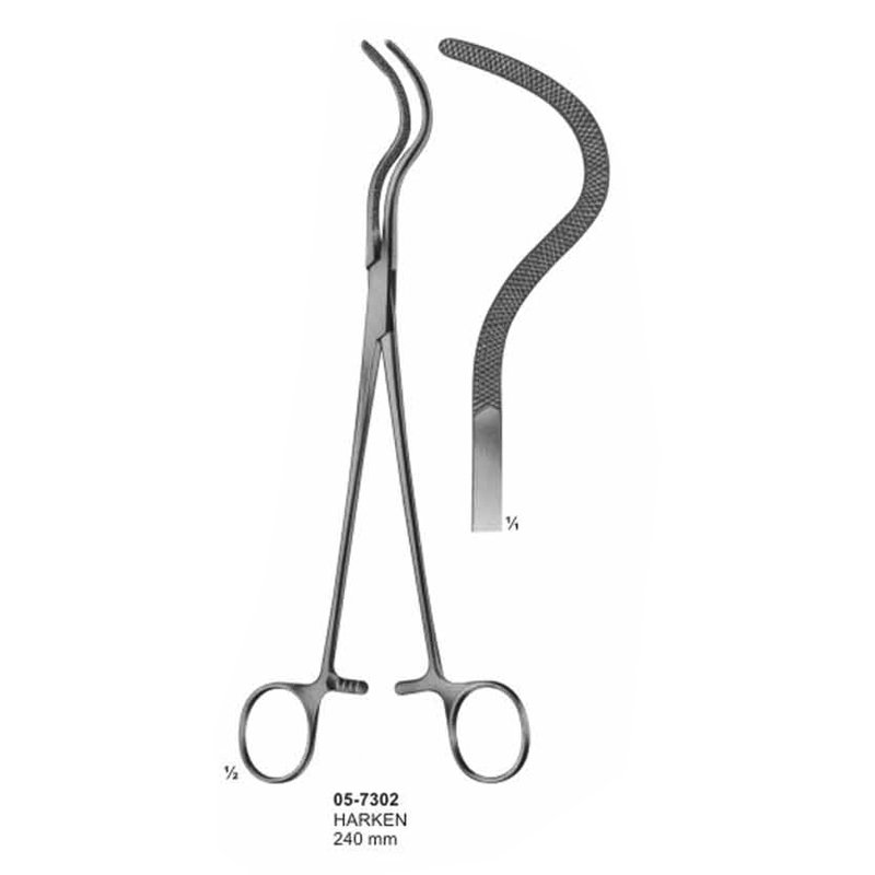 05-7302.jpg Harken Vena Cava Clamps 240 mm - Image 1