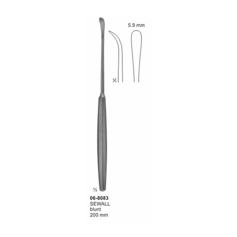 06-8083.jpg Sewall Raspatories Blunt 200 mm - Image 1