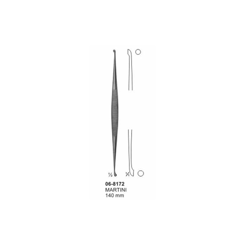 06-8172.jpg Martini Bone Curettes 140 mm - Image 1