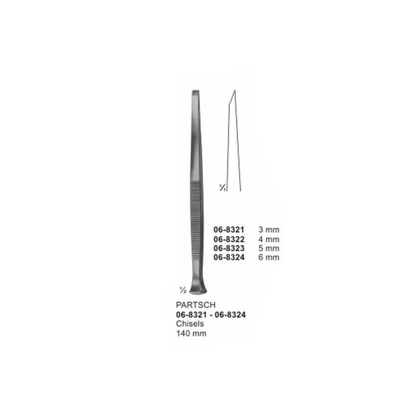 06-8321-06-8324.jpg Partsch Surgical Chisels 140 mm - Image 1