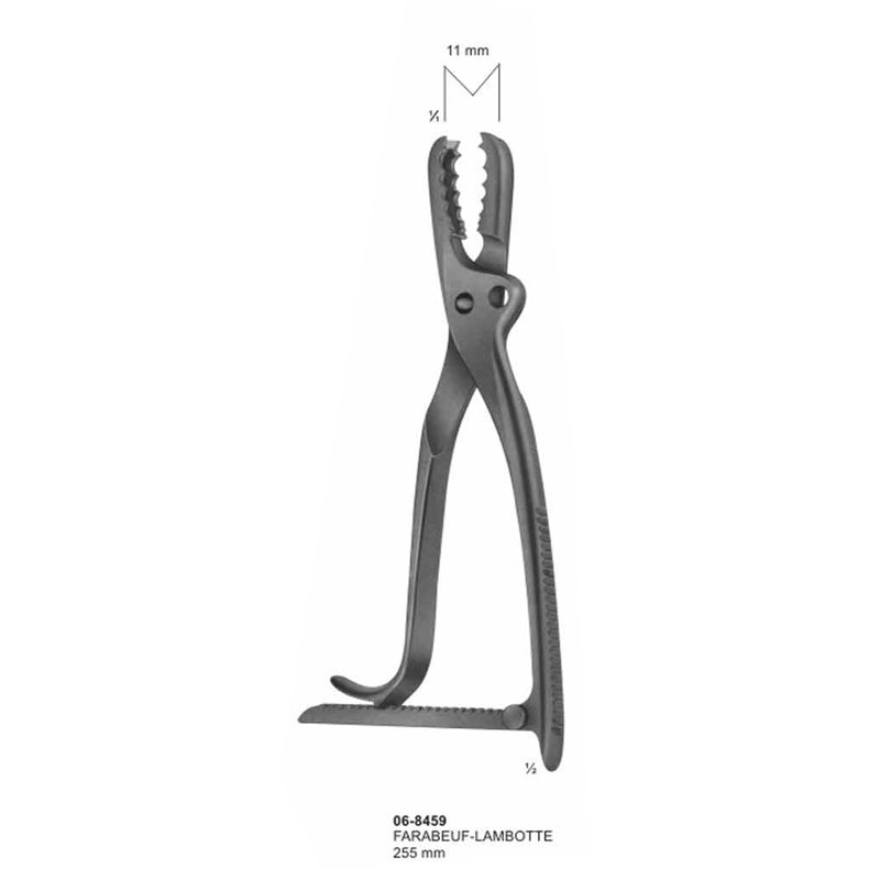 06-8459.jpg Farabeuf-Lambotte Bone Holding Forceps 255 mm - Image 1