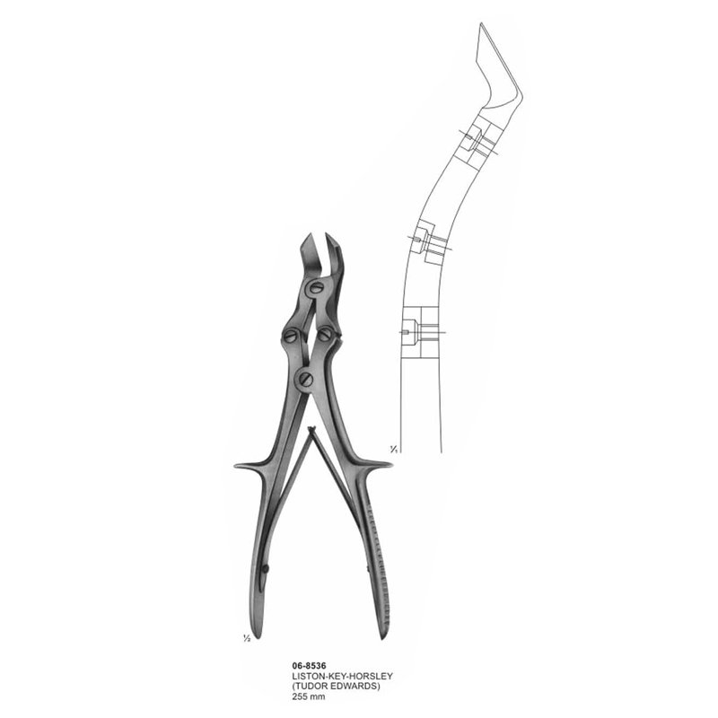 06-8536.jpg Liston-Key-Horsley (Tudor Edwards) Bone Cutting Forceps 255 mm - Image 1