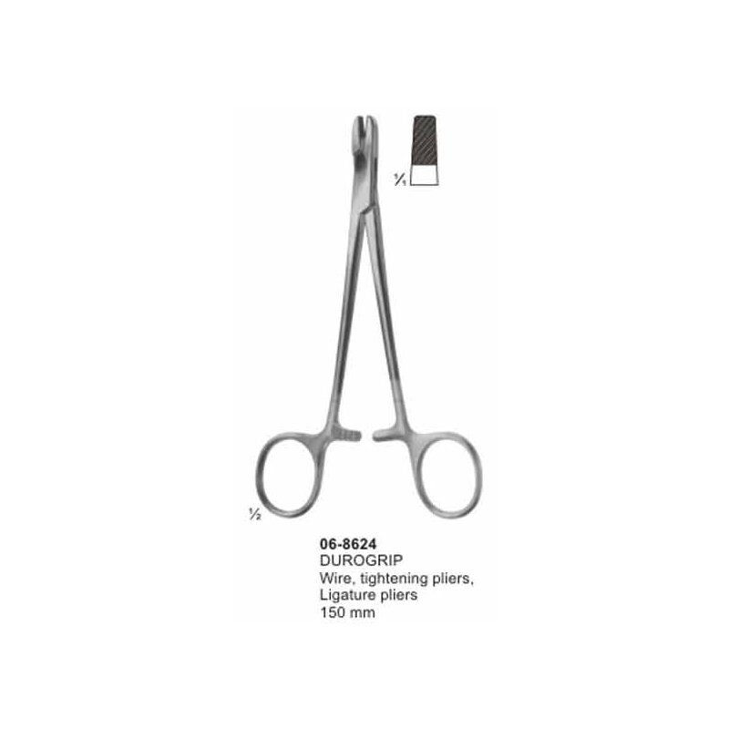 06-8624.jpg Durogrip Wire Tightening Pliers Ligature Pliers 150 mm - Image 1
