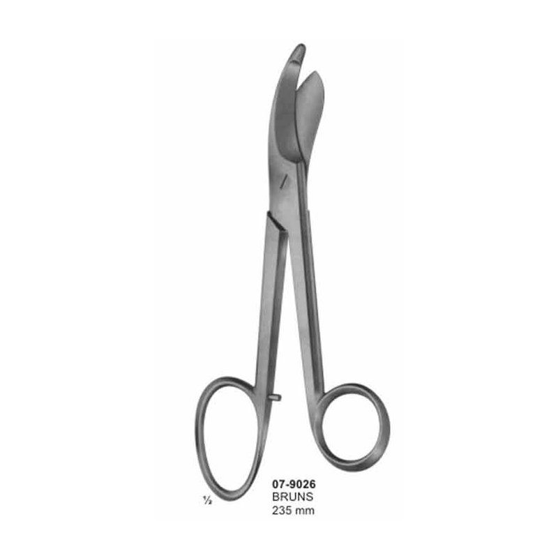 07-9026.jpg Bruns Plaster Scissors 235 mm - Image 1