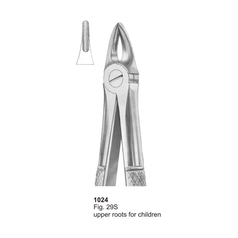 1024.jpg Fig 29S Upper Roots For Children Dental Extraction Forceps - Image 1
