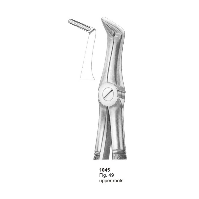 1045.jpg Fig 49 Upper Roots Dental Extraction Forcep - Image 1