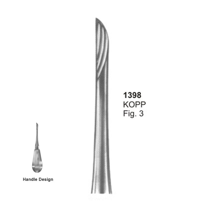 1398.jpg KOPP Fig 3 Dental Root Elevators - Image 1