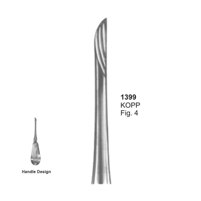 1399.jpg KOPP Fig 4 Dental Root Elevators - Image 1