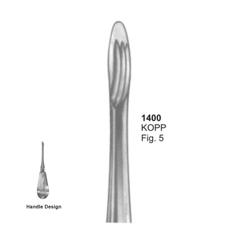 1400.jpg KOPP Fig 5 Dental Root Elevators - Image 1