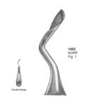KOPP Twist Angled Fig 1 Dental Root Elevators