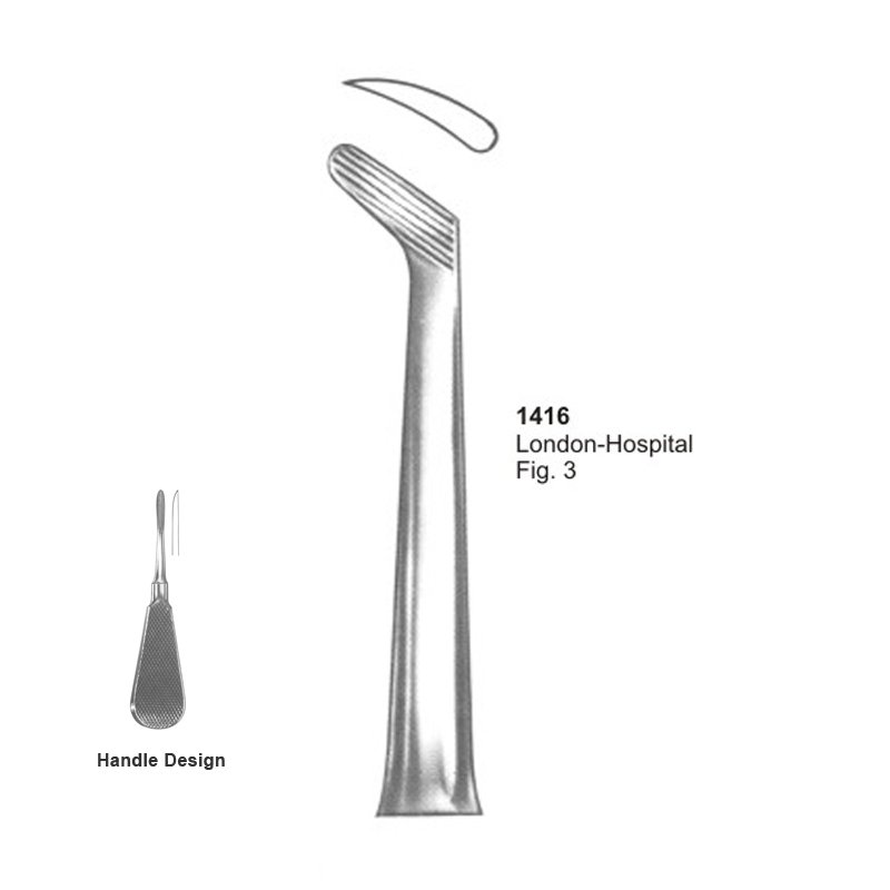 1416.jpg London Hospital Fig 3 Dental Root Elevators - Image 1