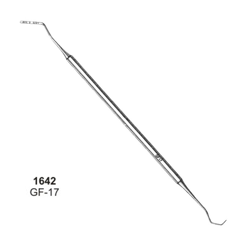 1642.jpg Dental Probe Explorer Combination GF 17 Octagonal Solid Handle - Image 1
