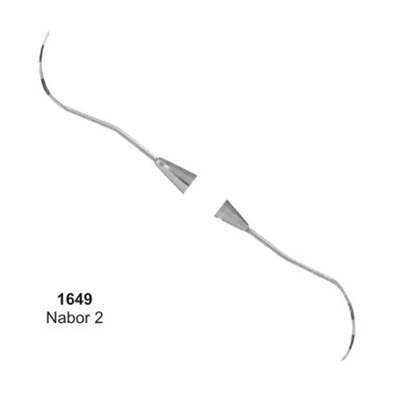 1649.jpg Periodontal Probe Nabor 2 Double Ended Standard Round Handle - Image 1