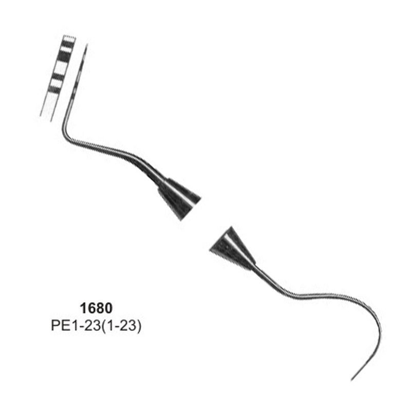 1680.jpg Periodontal Pocket Probe PE1-23 (1-23) Double Ended Tactile Tone - Image 1